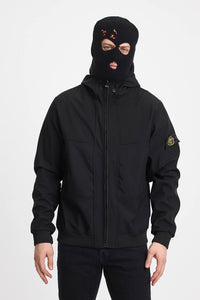 STONE ISLAND SOFTSHELL ZWART