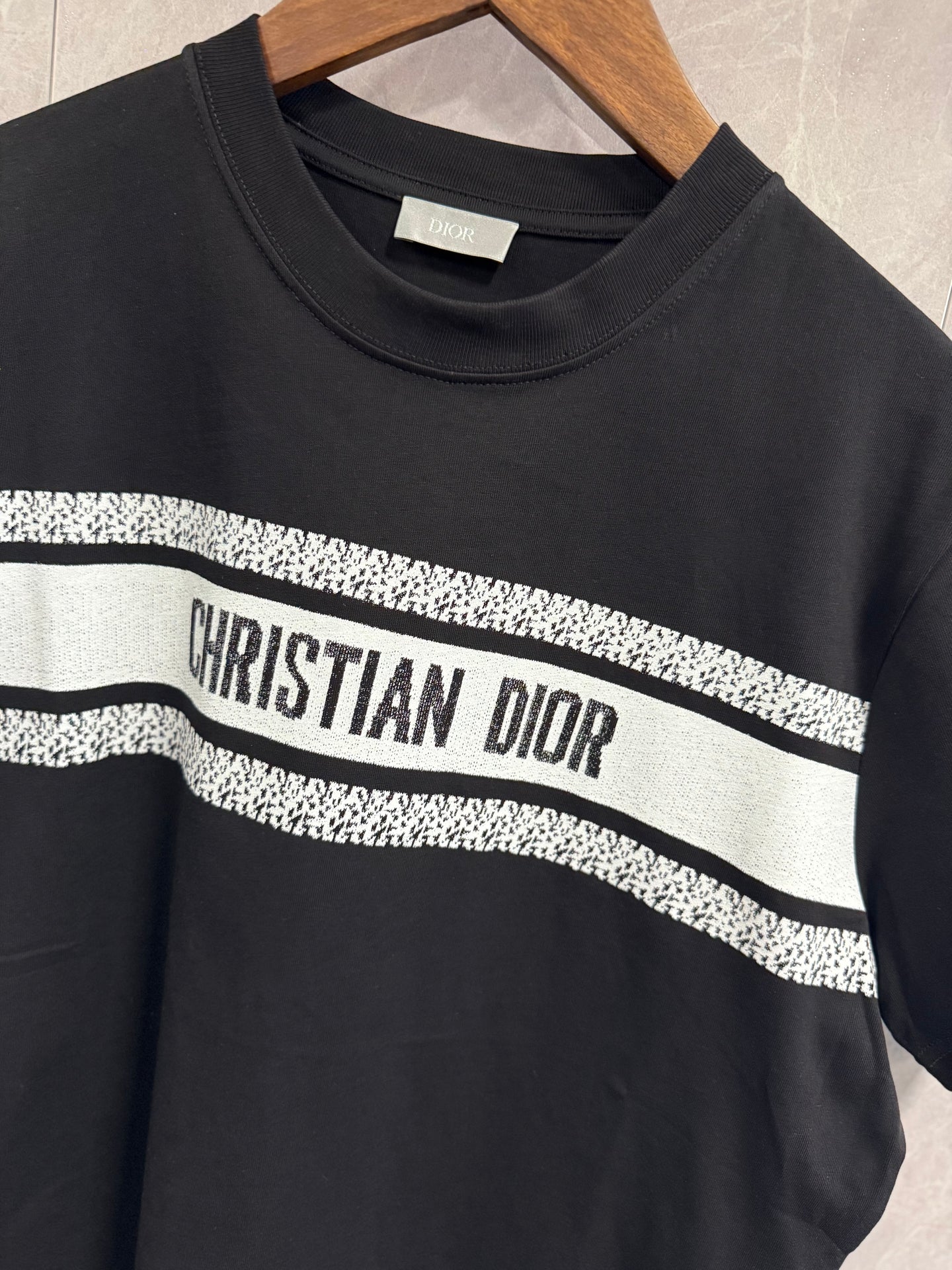 T-Shirt Christian Dior Midden Zwart