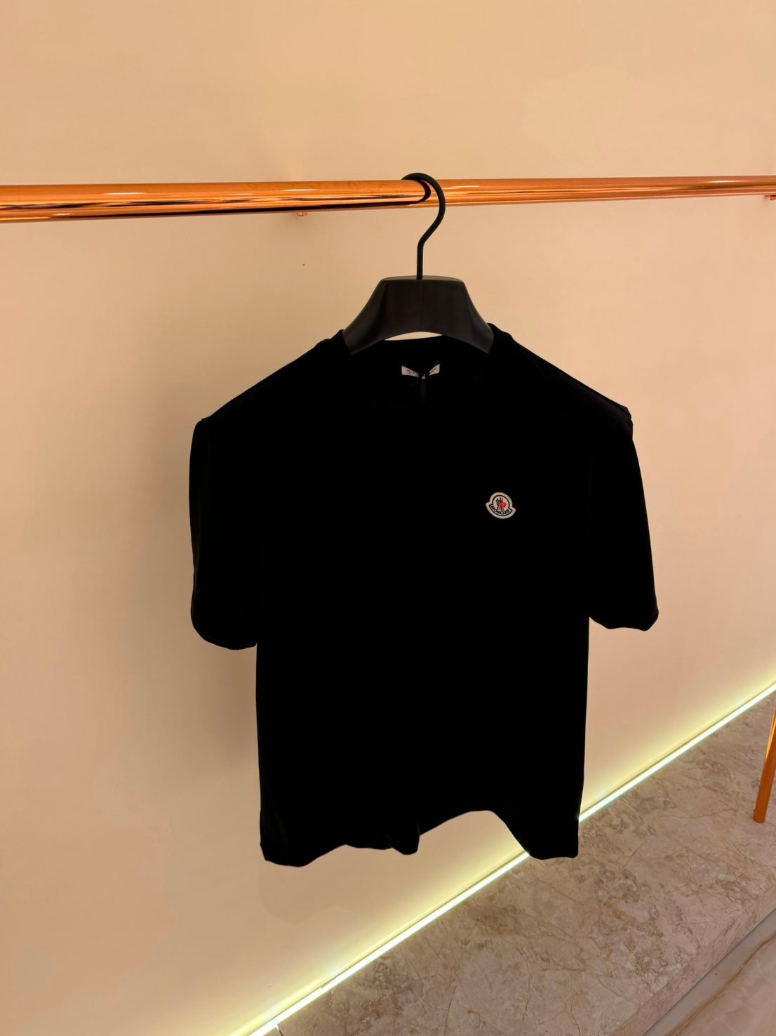 Moncler T-Shirt Zwart (basic)