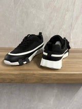 Hermes Bouncing Sneakers Zwart (witte streep)