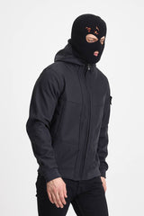 STONE ISLAND SOFTSHELL ZWART