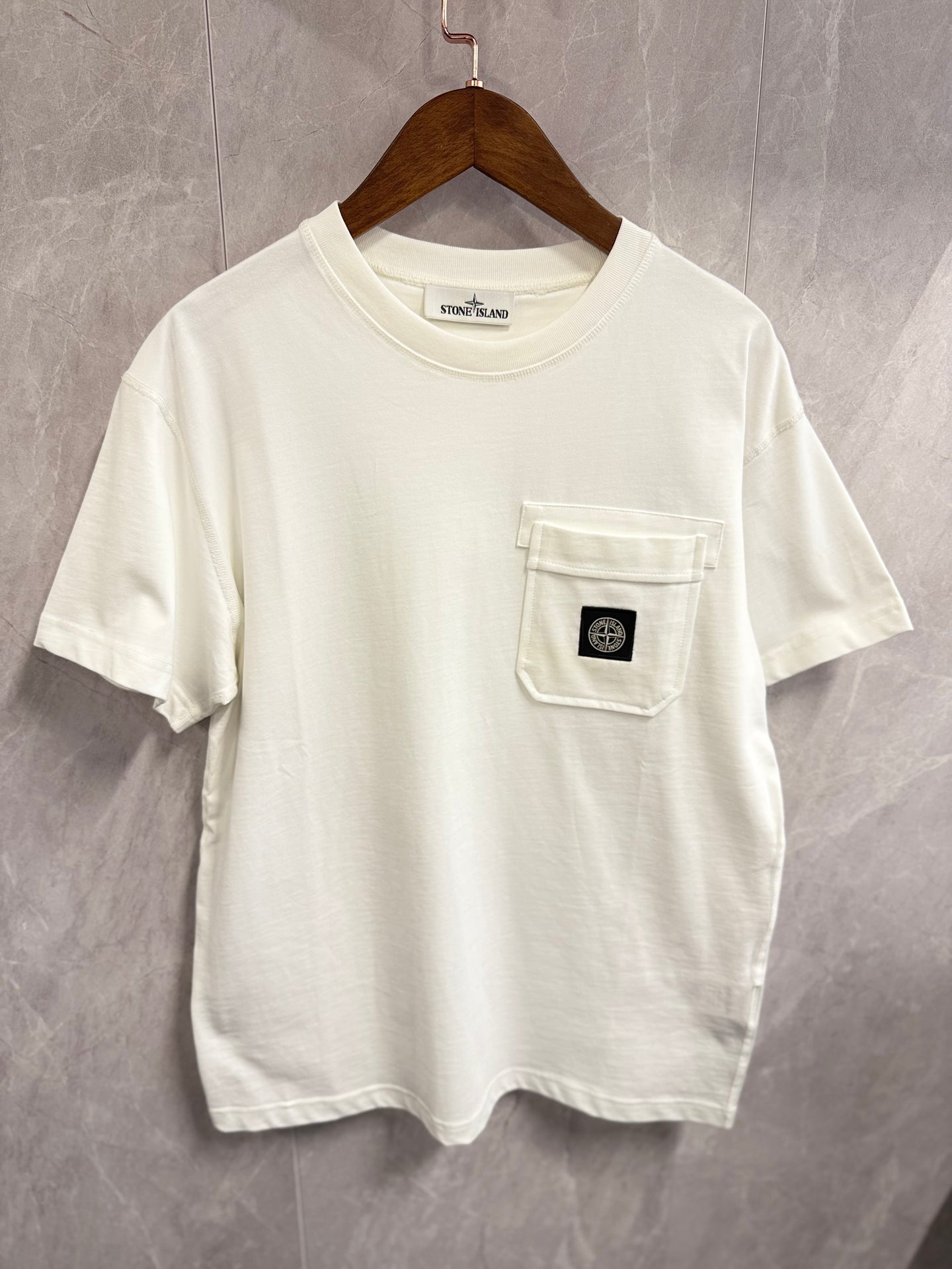 T-Shirt Stone Island Zak Wit