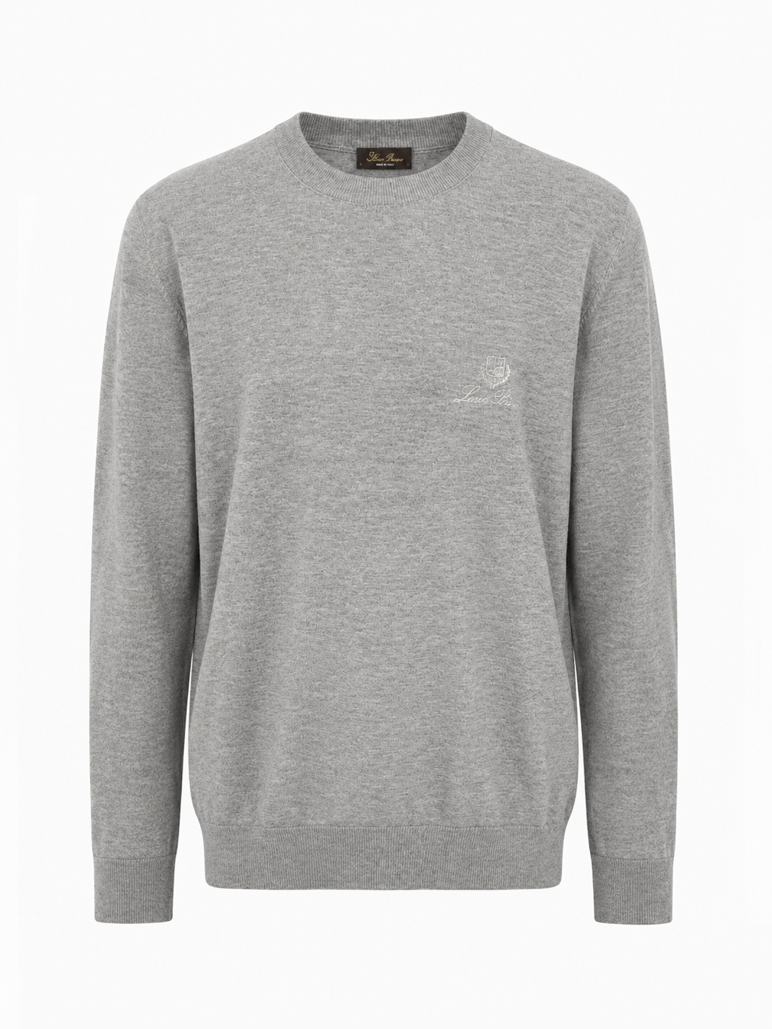 LORO PIANA TRIKO SWEATER GRIJS