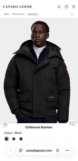 CG CHILLIWACK BOMBER ZWART (BONT AFRITSBAAR)
