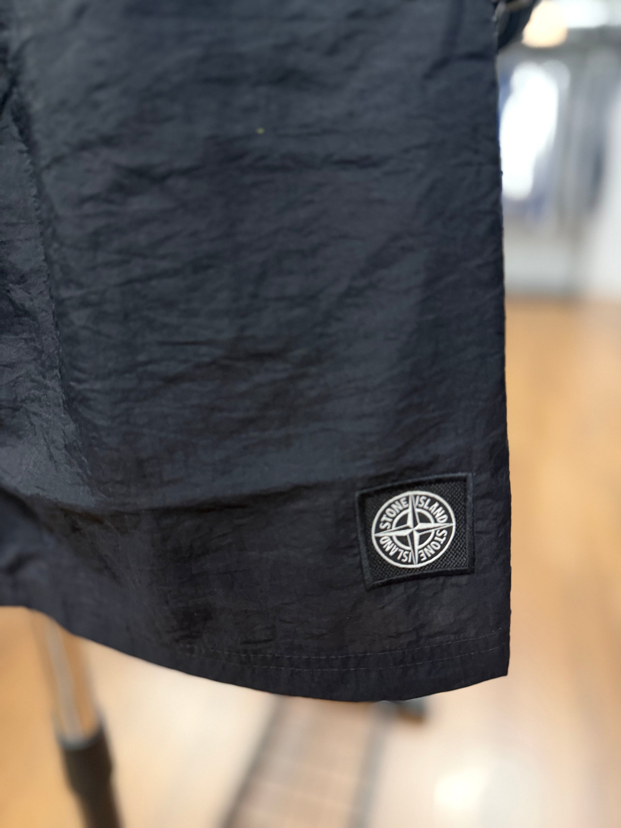 ZWEMBROEK STONE ISLAND ZWART