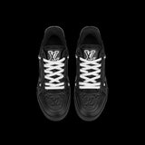 LV Trainer Zwart (zwarte zool)