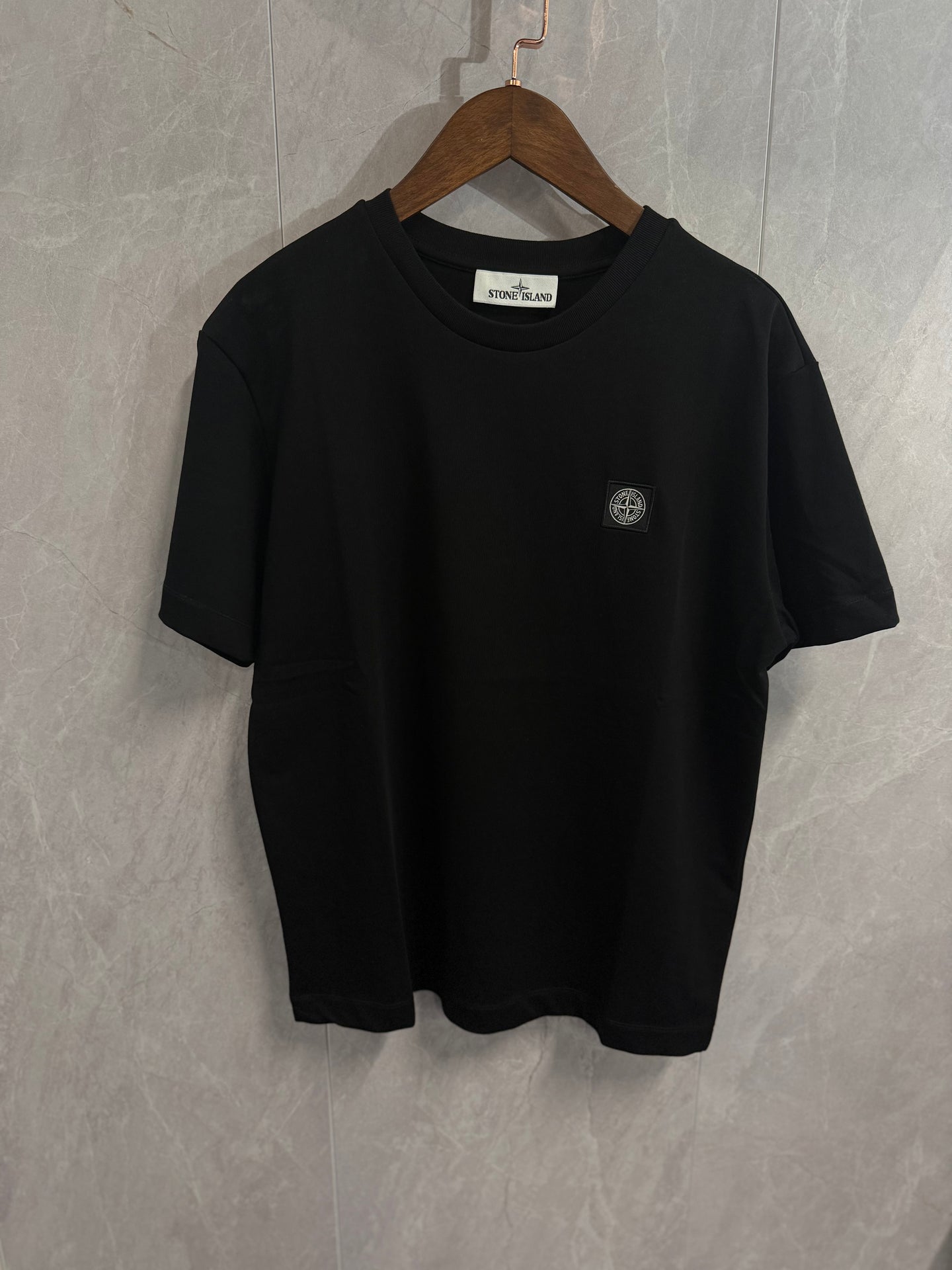 T-Shirt Stone Island Zwart (basic)