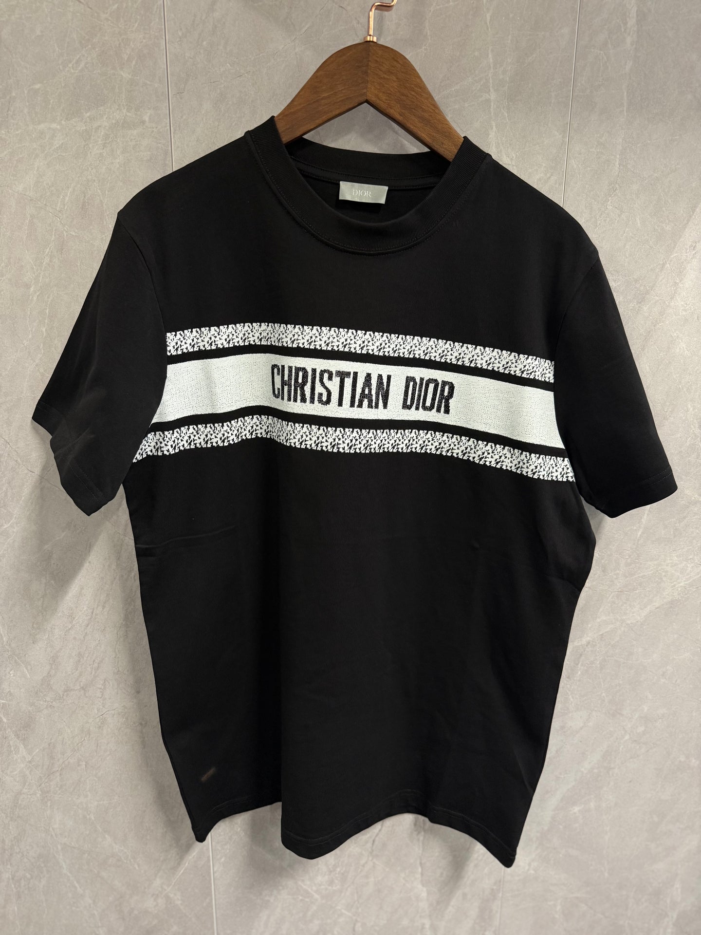 T-Shirt Christian Dior Midden Zwart