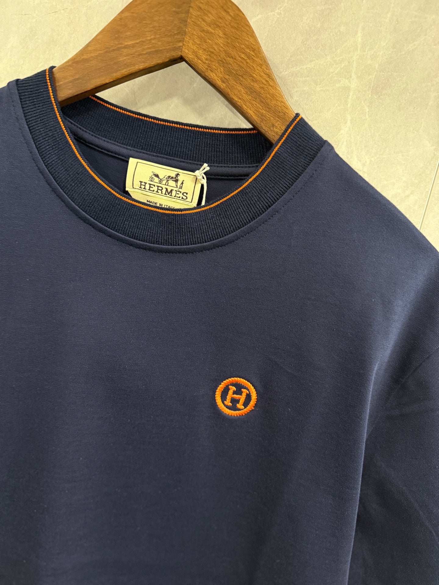 T-Shirt Hermes Donker Blauw