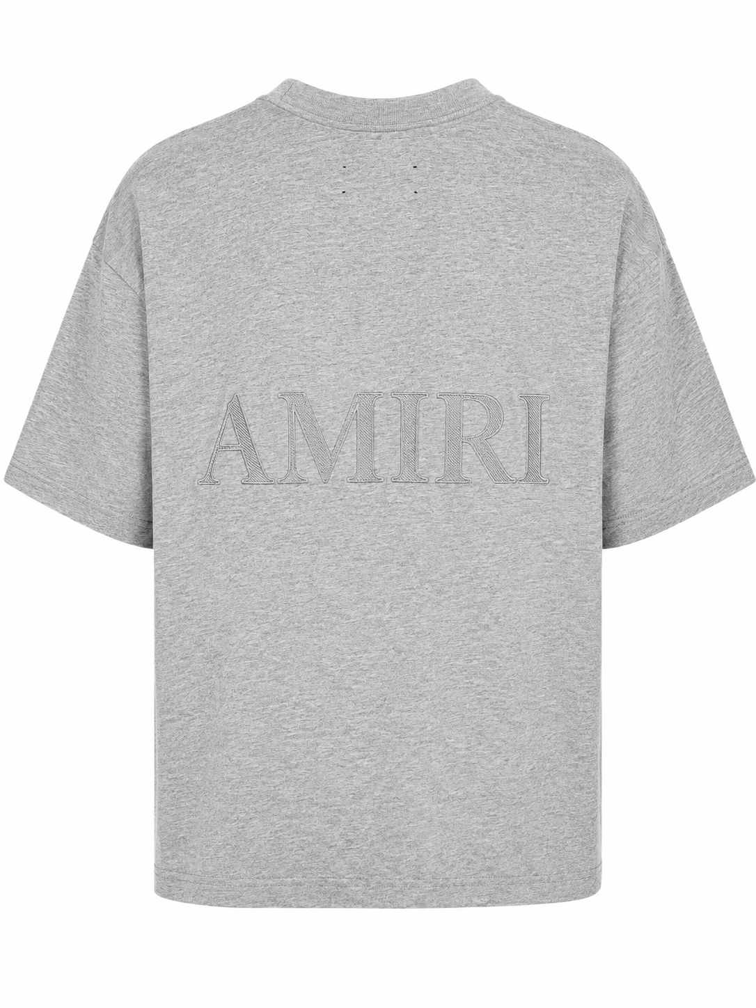 T-Shirt Amiri Geborduurd Grijs