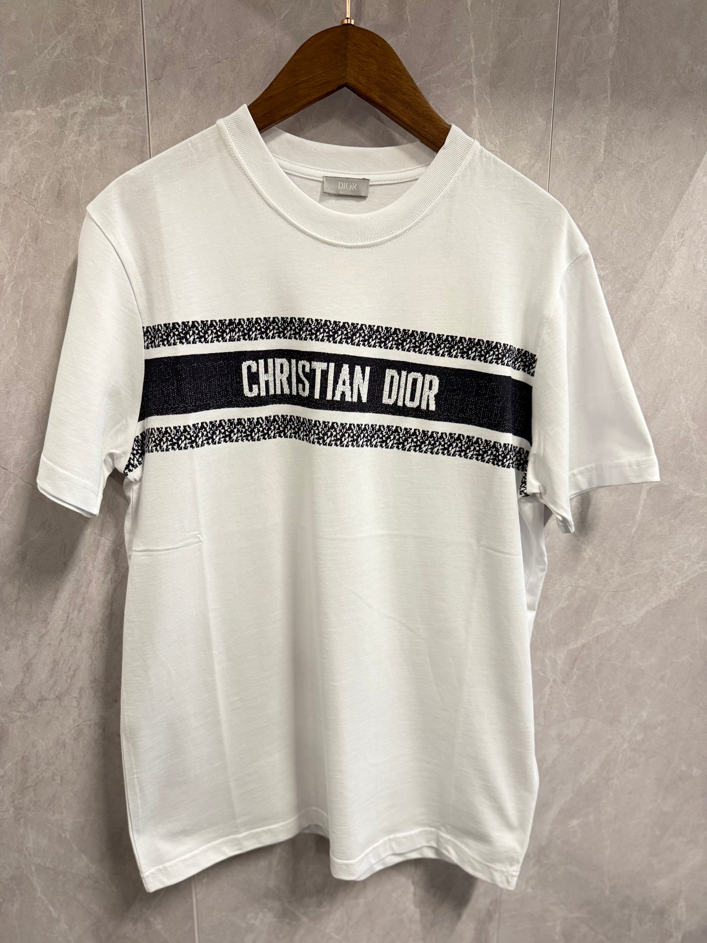 T-Shirt Christian Dior Midden Wit
