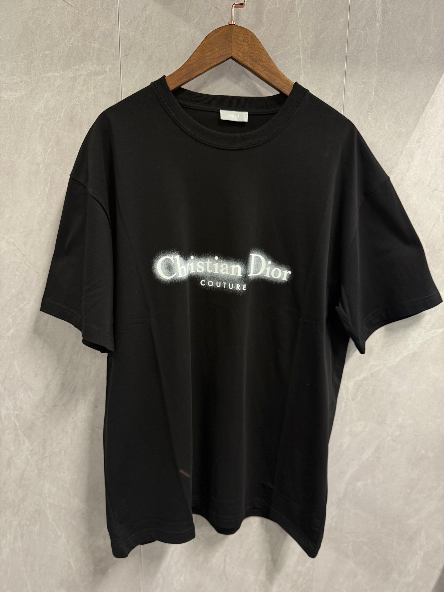 T-Shirt Christian Dior Glow Zwart