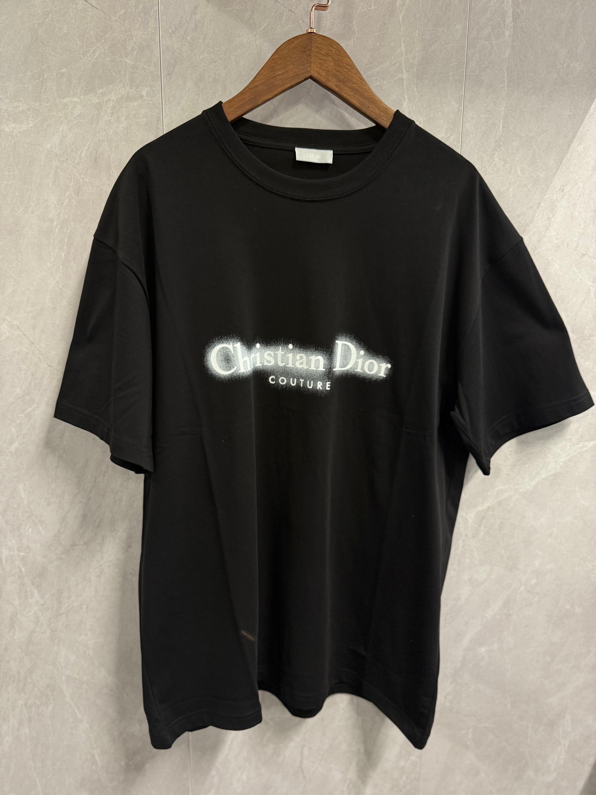T-Shirt Christian Dior Glow Zwart