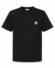 T-Shirt Moncler Basic Zwart (logo basic)