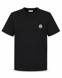 T-Shirt Moncler Basic Zwart (logo basic)