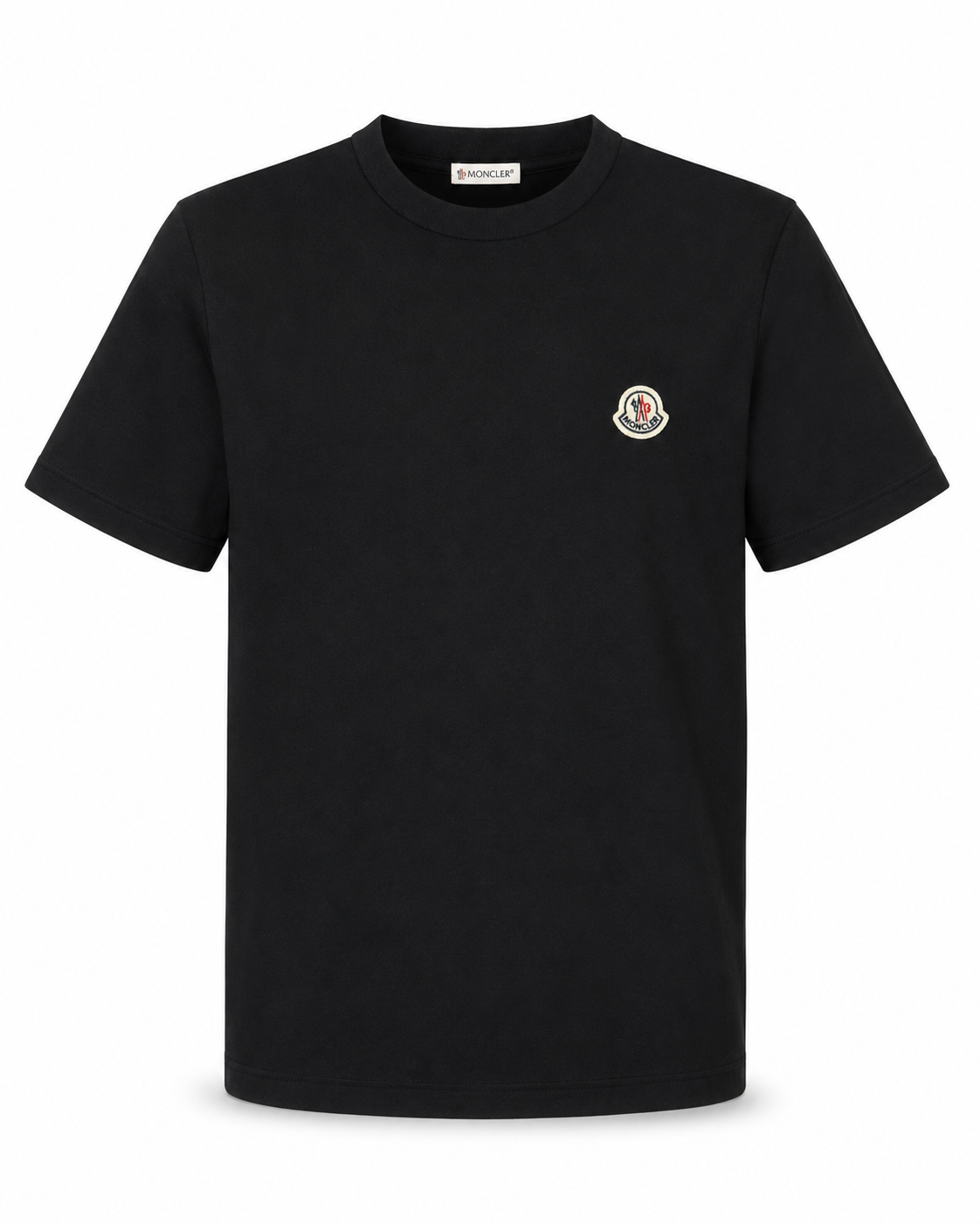 T-Shirt Moncler Basic Zwart (logo basic)