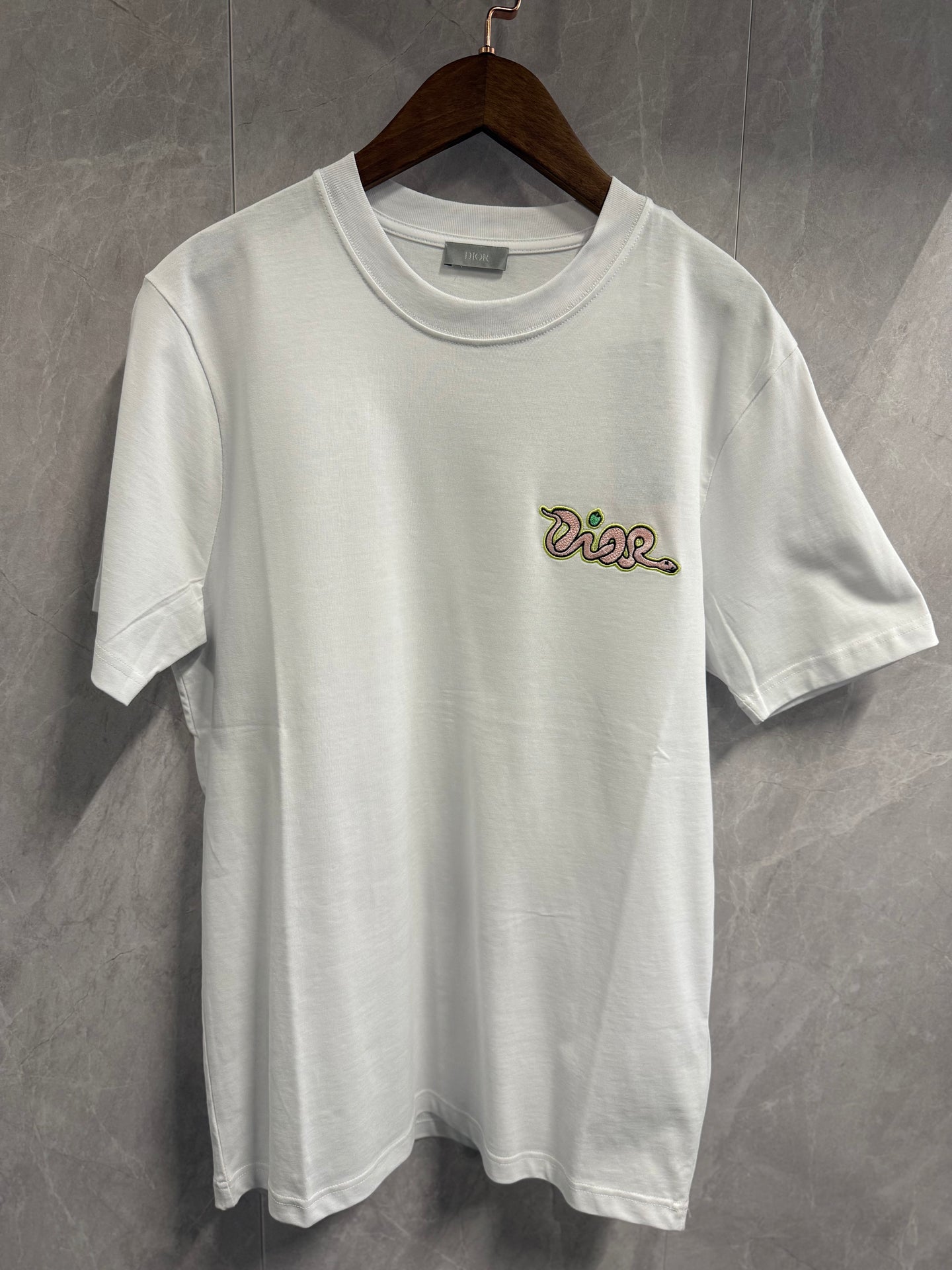 T-Shirt Christian Dior Slang Wit