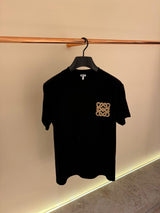 T-Shirt Loewe Zwart (logo groot bruin)