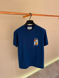 Casablanca T-Shirt Donker Blauw (pilaar)