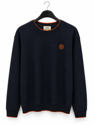HERMES SWEATER (KLEINE LOGO) NAVY