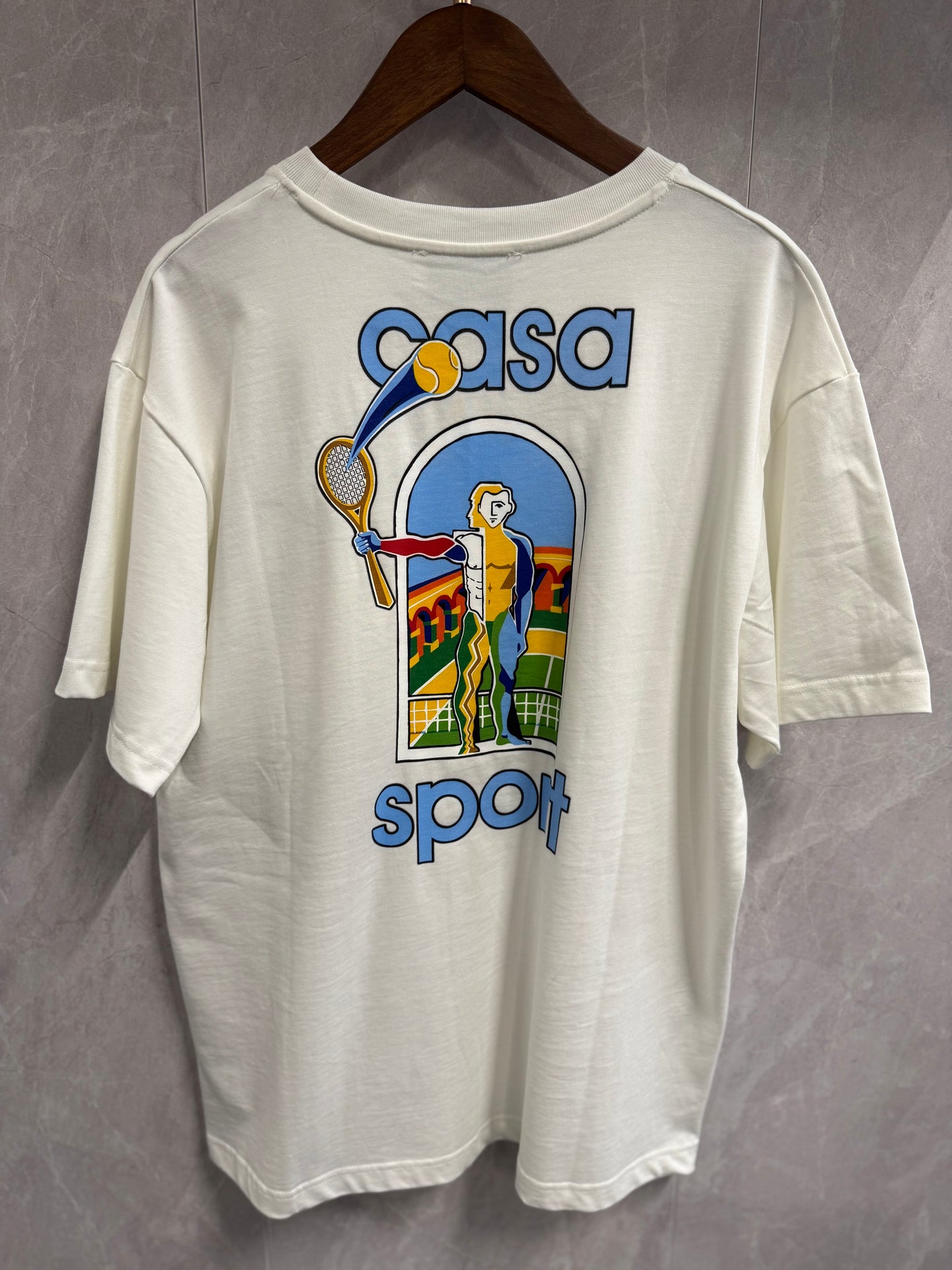 T-Shirt Casablanca Sport Wit