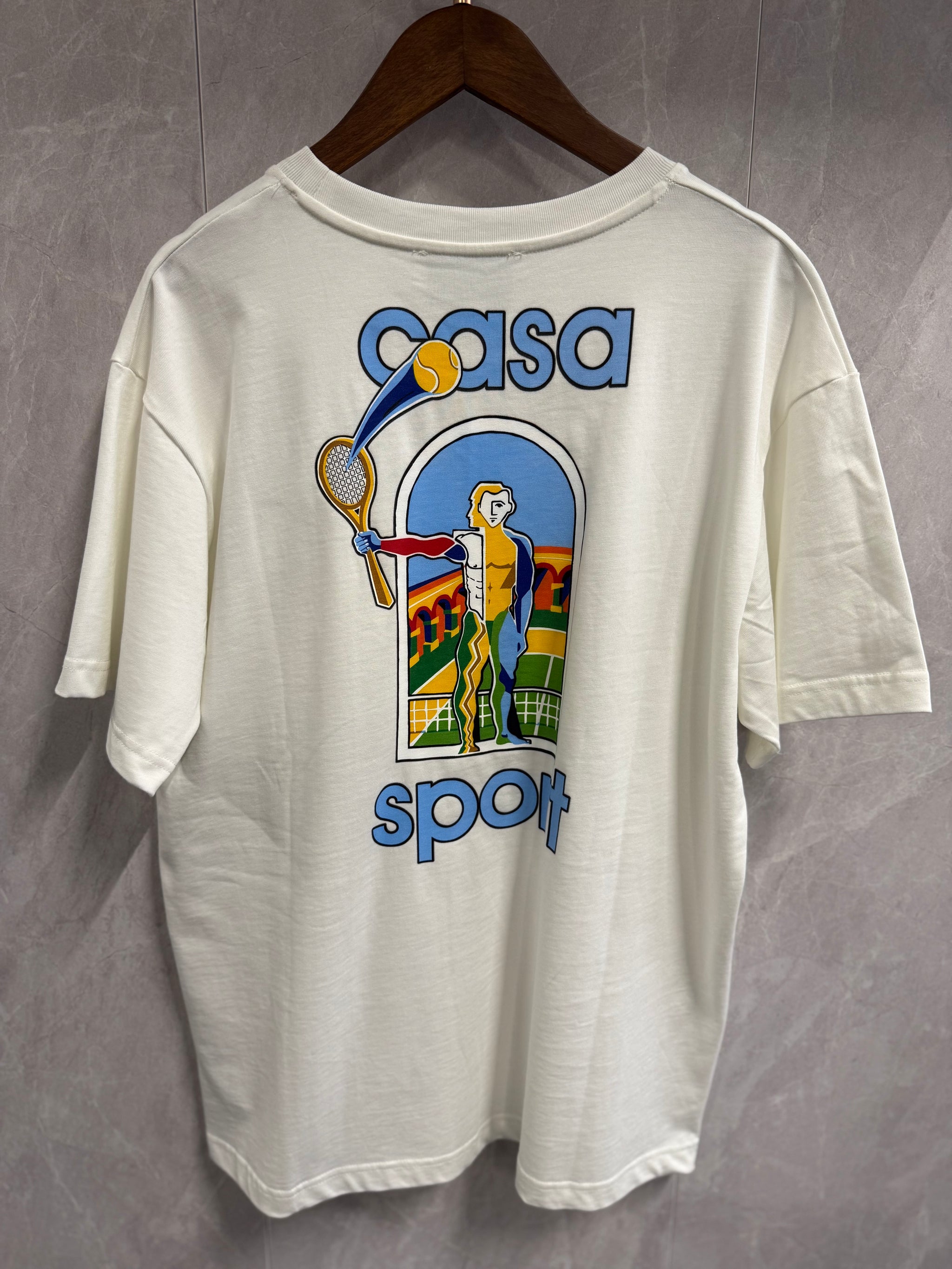 T-Shirt Casablanca Sport Wit