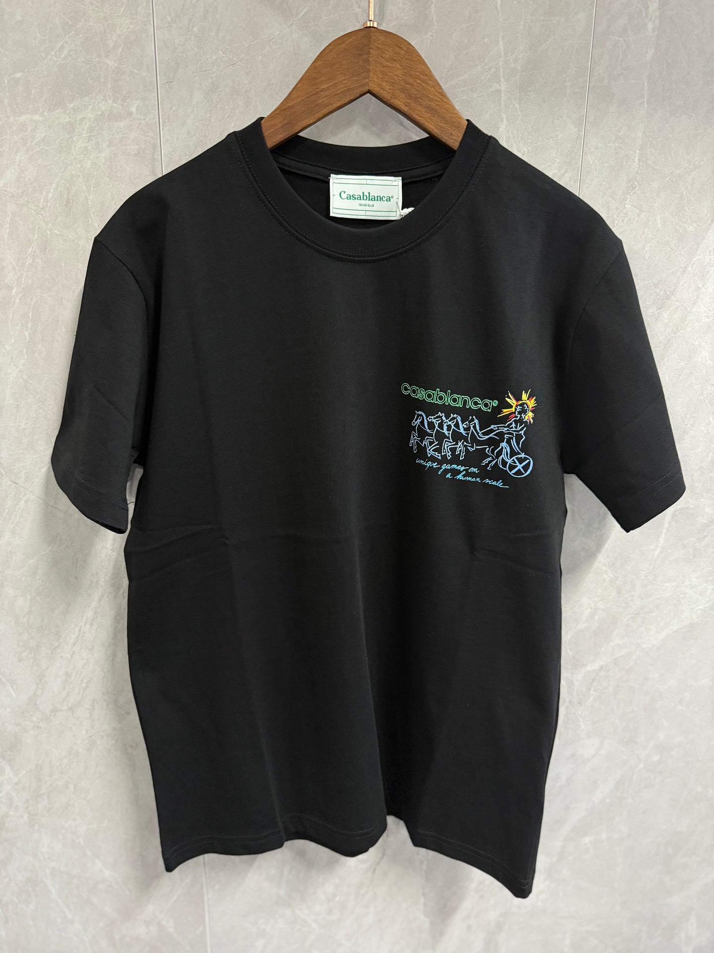 T-Shirt Casablanca Koets Zwart
