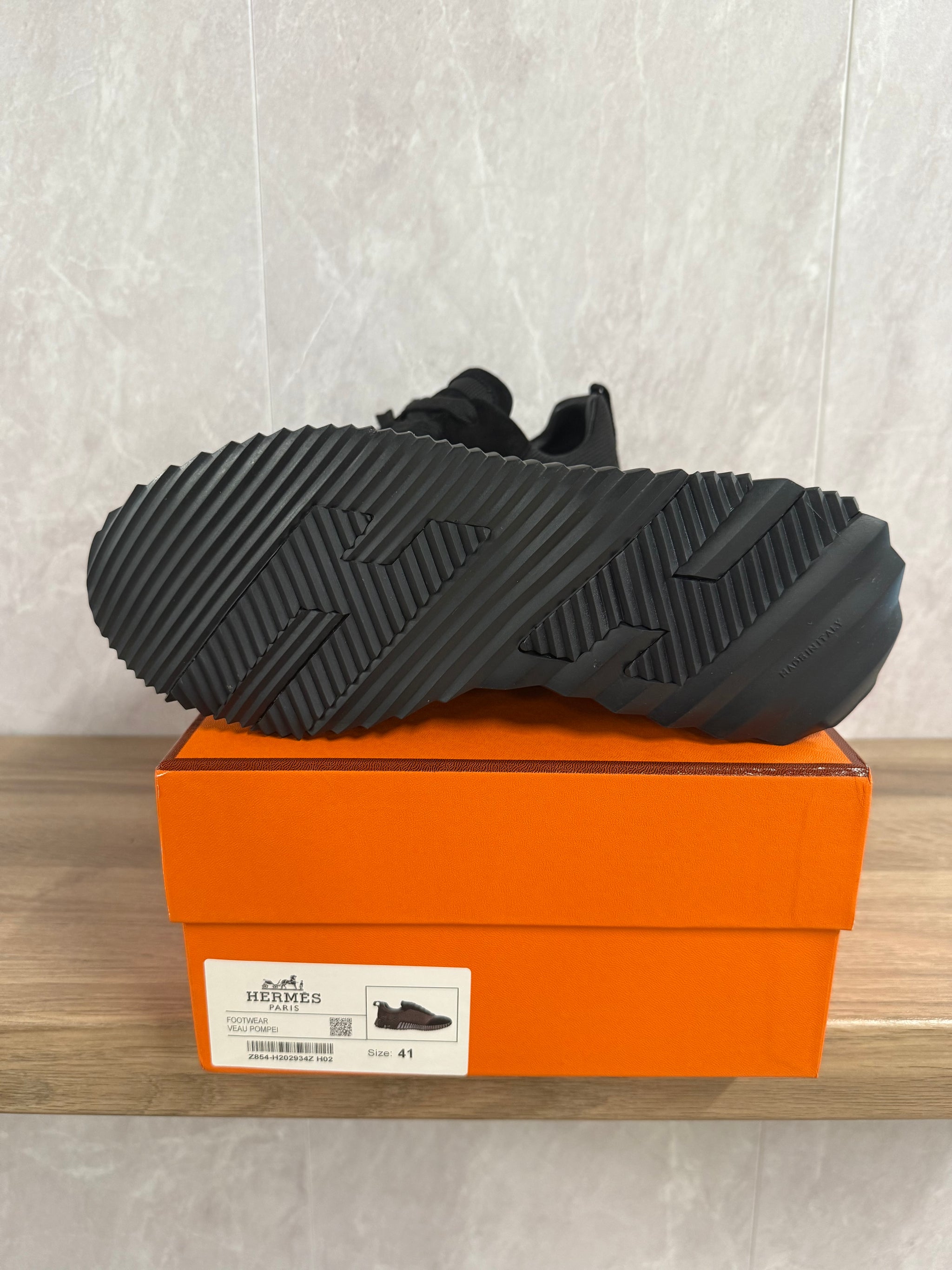 Hermes Bouncing Sneakers Zwart Zwart