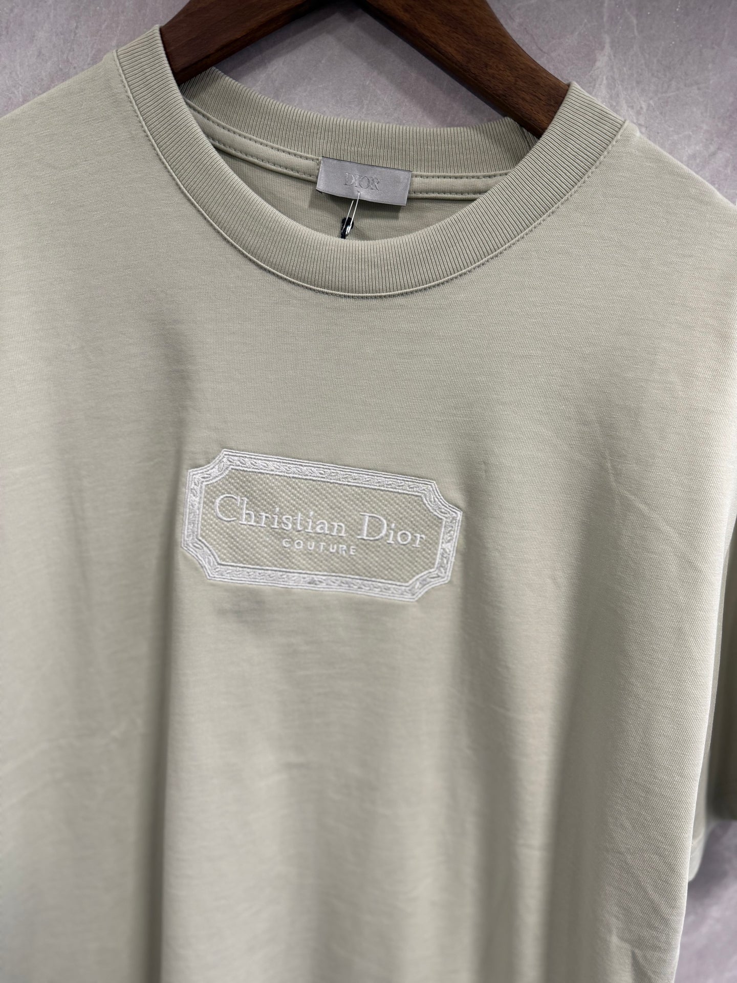 T-Shirt Christian Dior Atelier Mint Groen