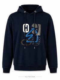 HERMES HOODIE NAVY