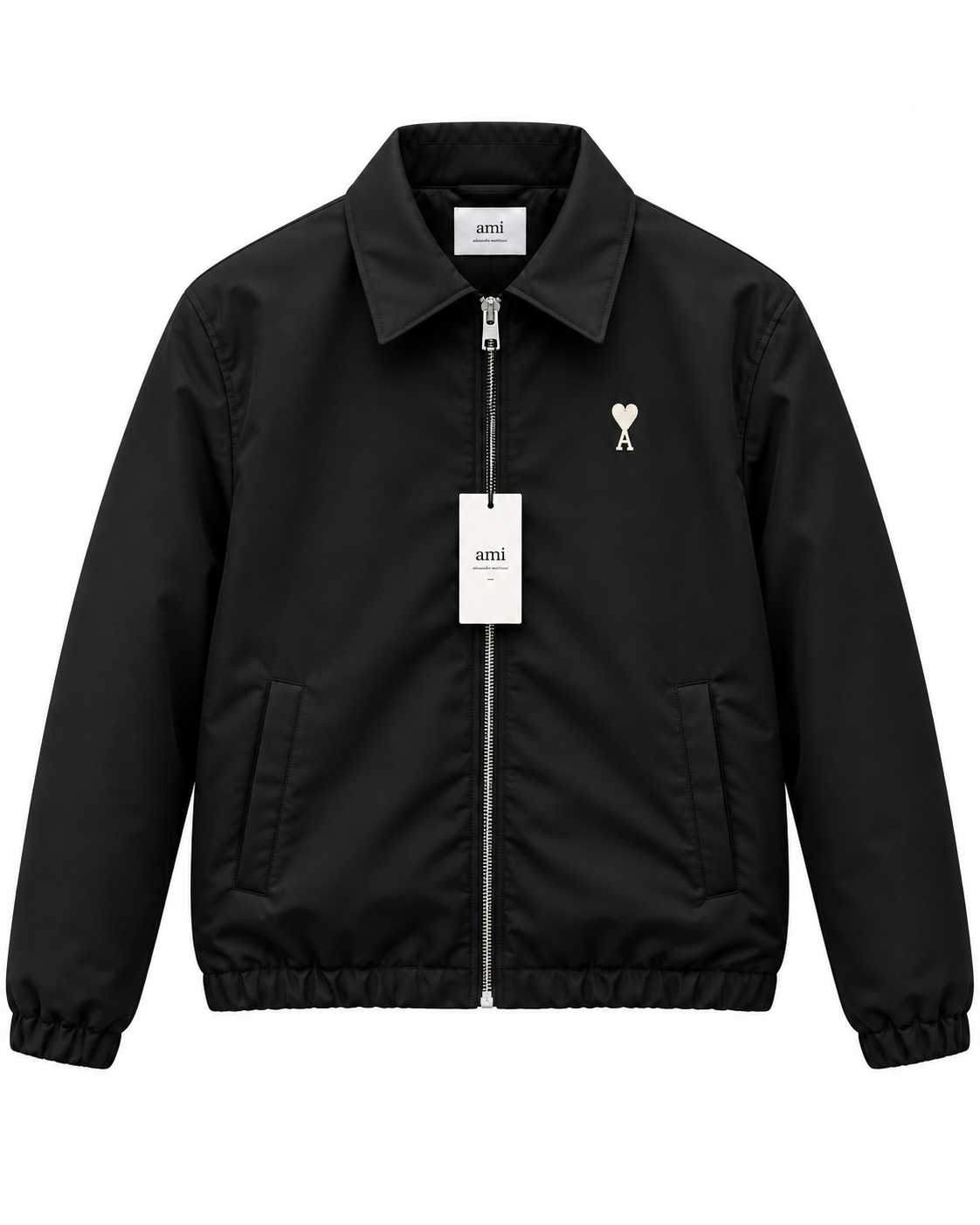AMI VERFIJNDE ZOMER JACKET ZWART