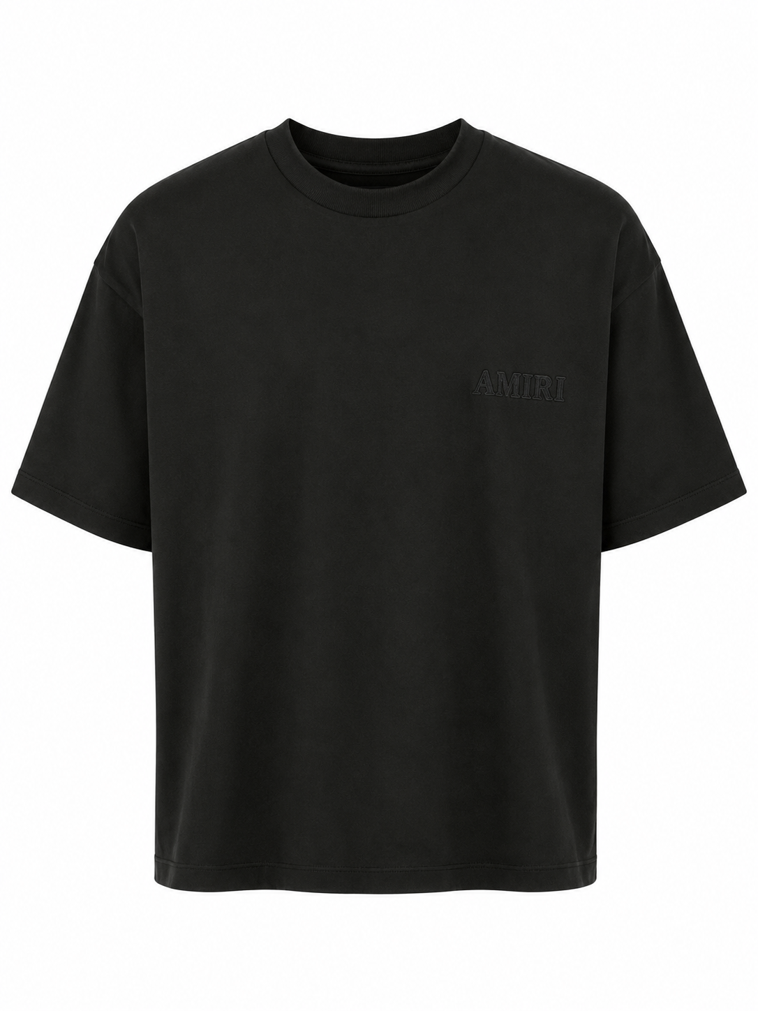 T-Shirt Amiri Geborduurd Zwart