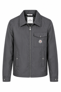 MONCLER REGENJAS BORSTZAK ANTRACIET