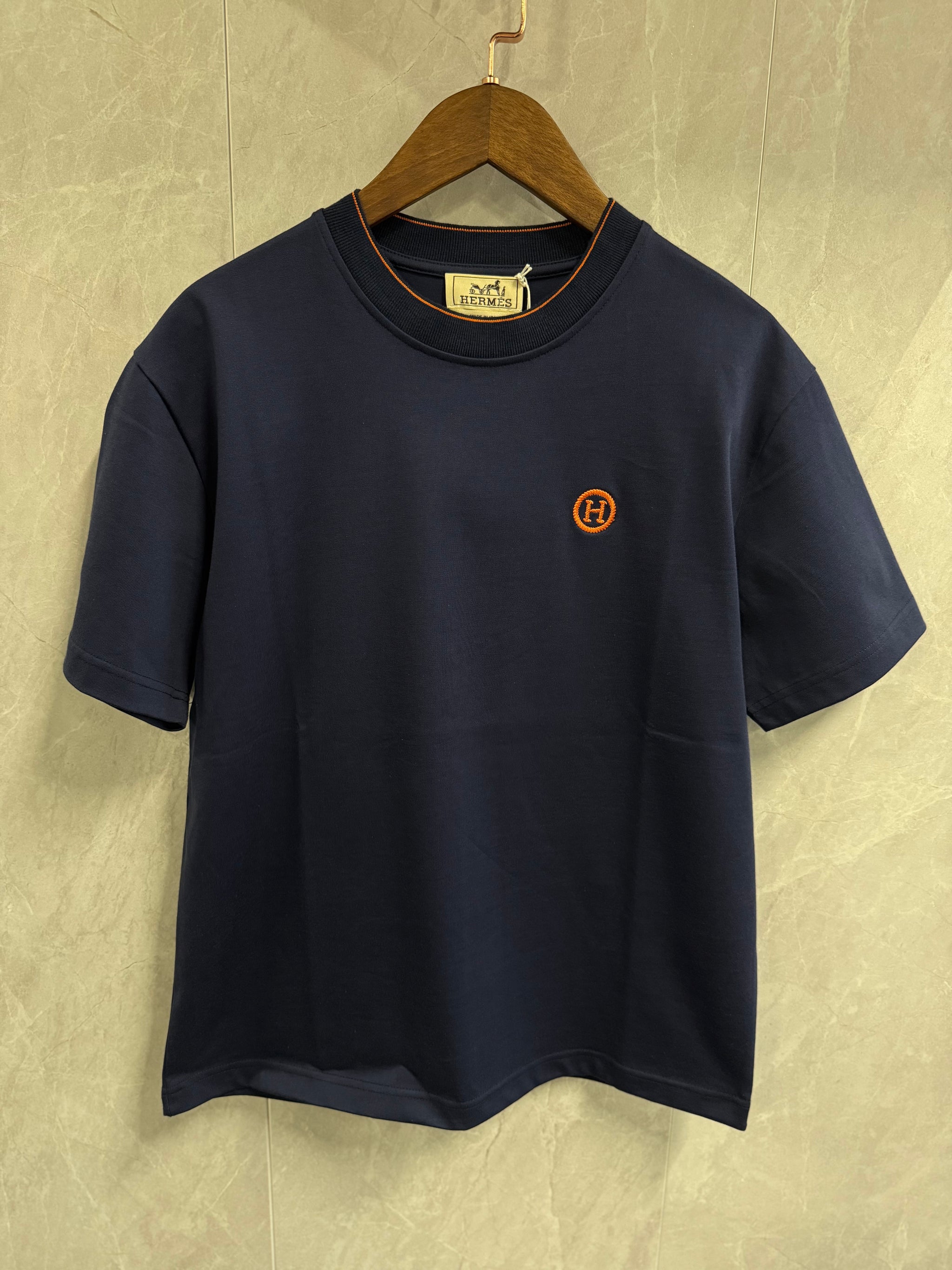 T-Shirt Hermes Donker Blauw
