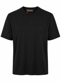 T-Shirt Loro Piana Mercerized Zwart