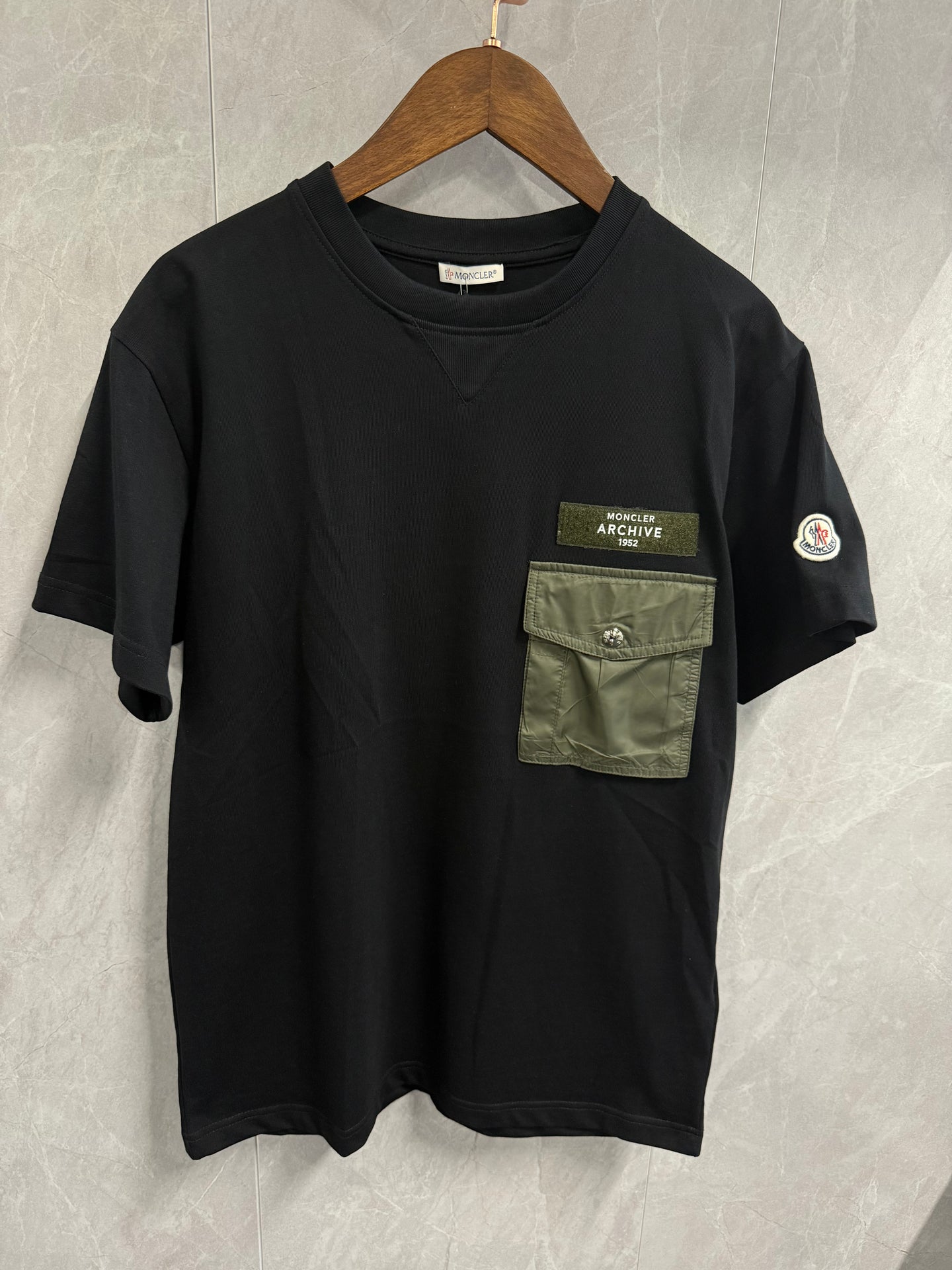 T-Shirt Moncler Archieve Zwart
