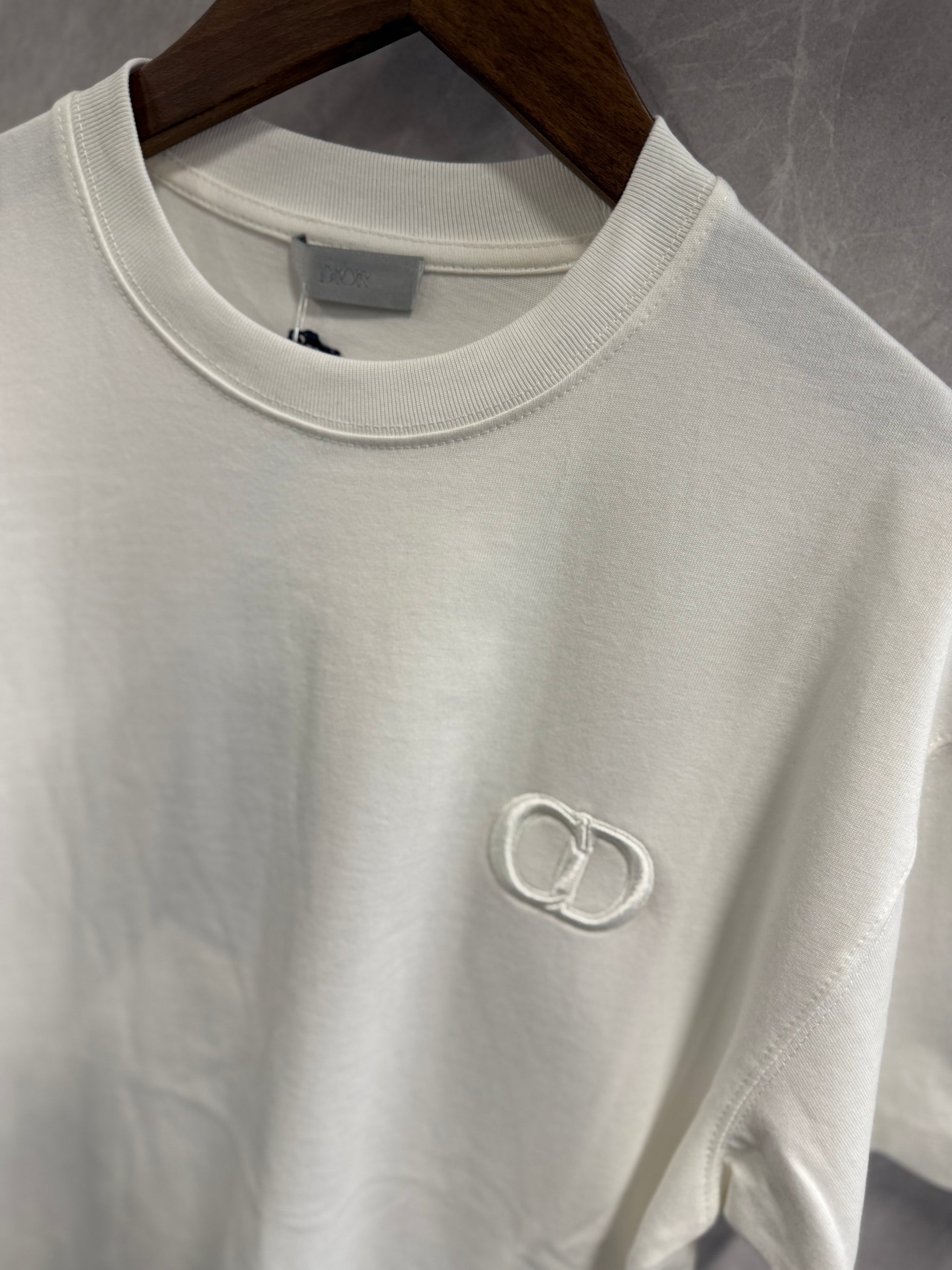 T-Shirt Christian Dior CD Wit