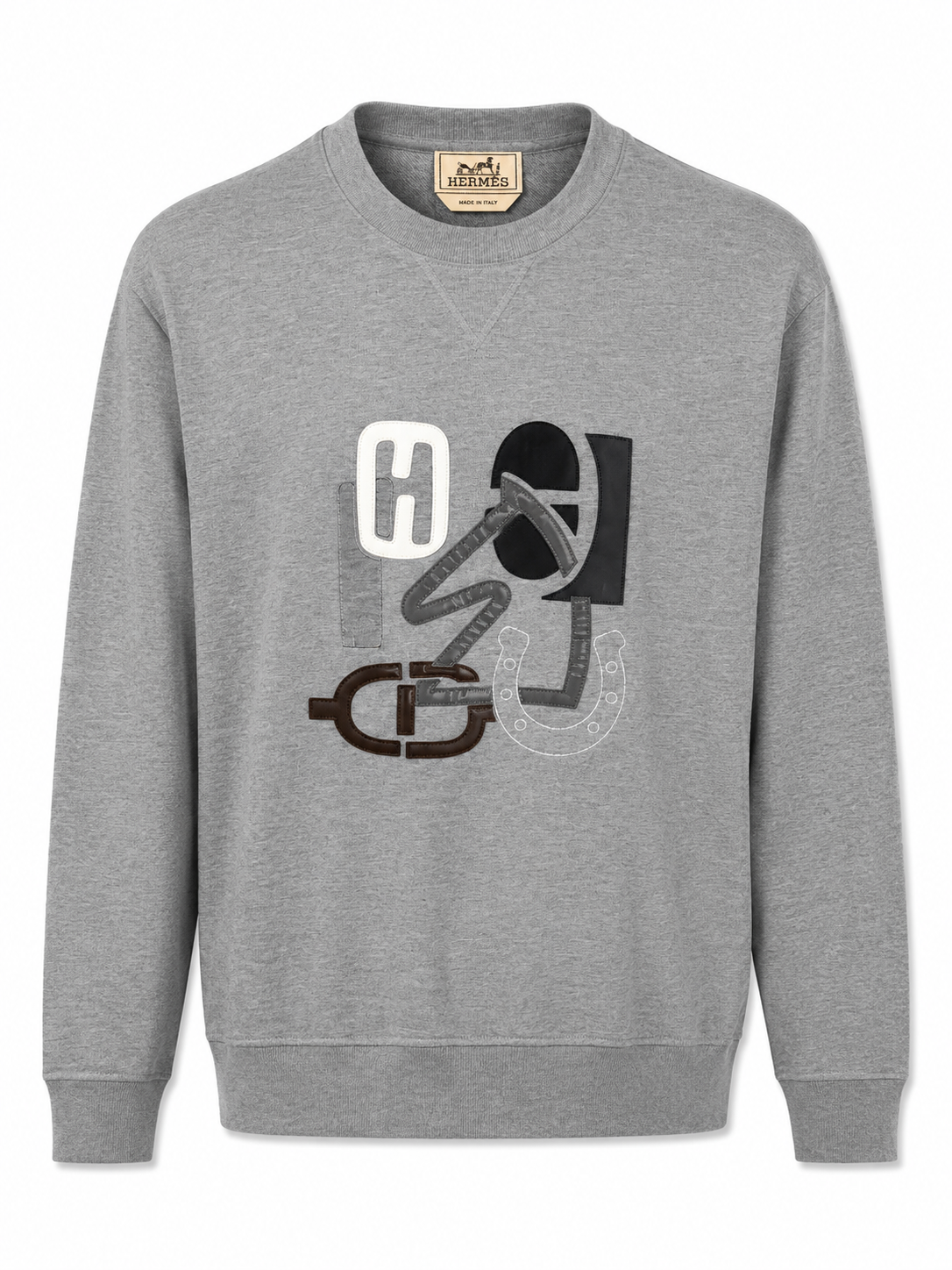 HERMES SWEATER GRIJS