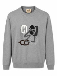 HERMES SWEATER GRIJS