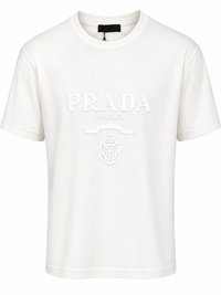 T-Shirt Prada Opdruk Wit