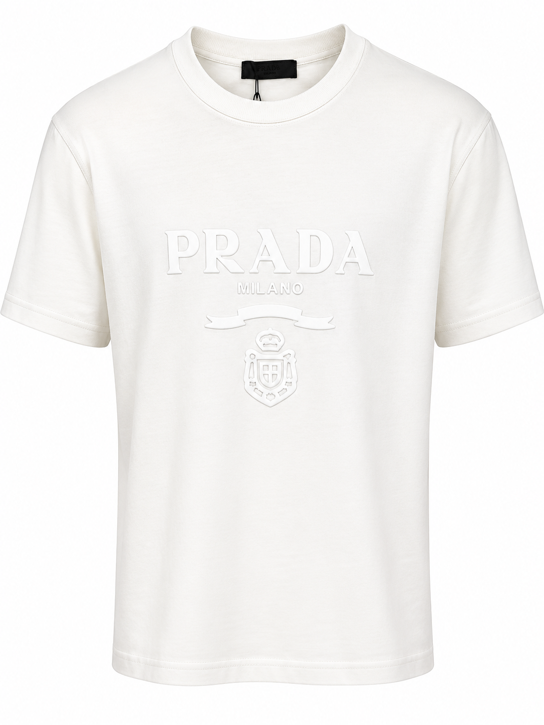 T-Shirt Prada Opdruk Wit