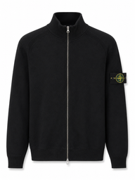 STONE ISLAND VEST ZWART MET RITS