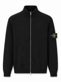 STONE ISLAND VEST ZWART MET RITS