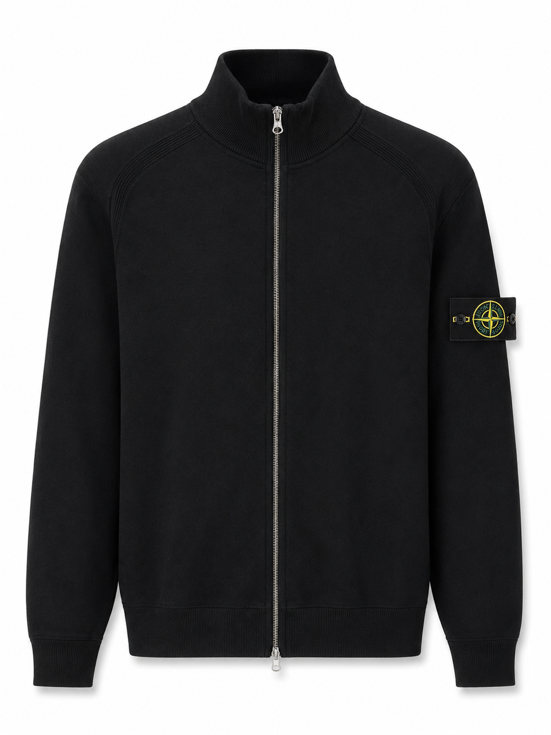 STONE ISLAND VEST ZWART MET RITS