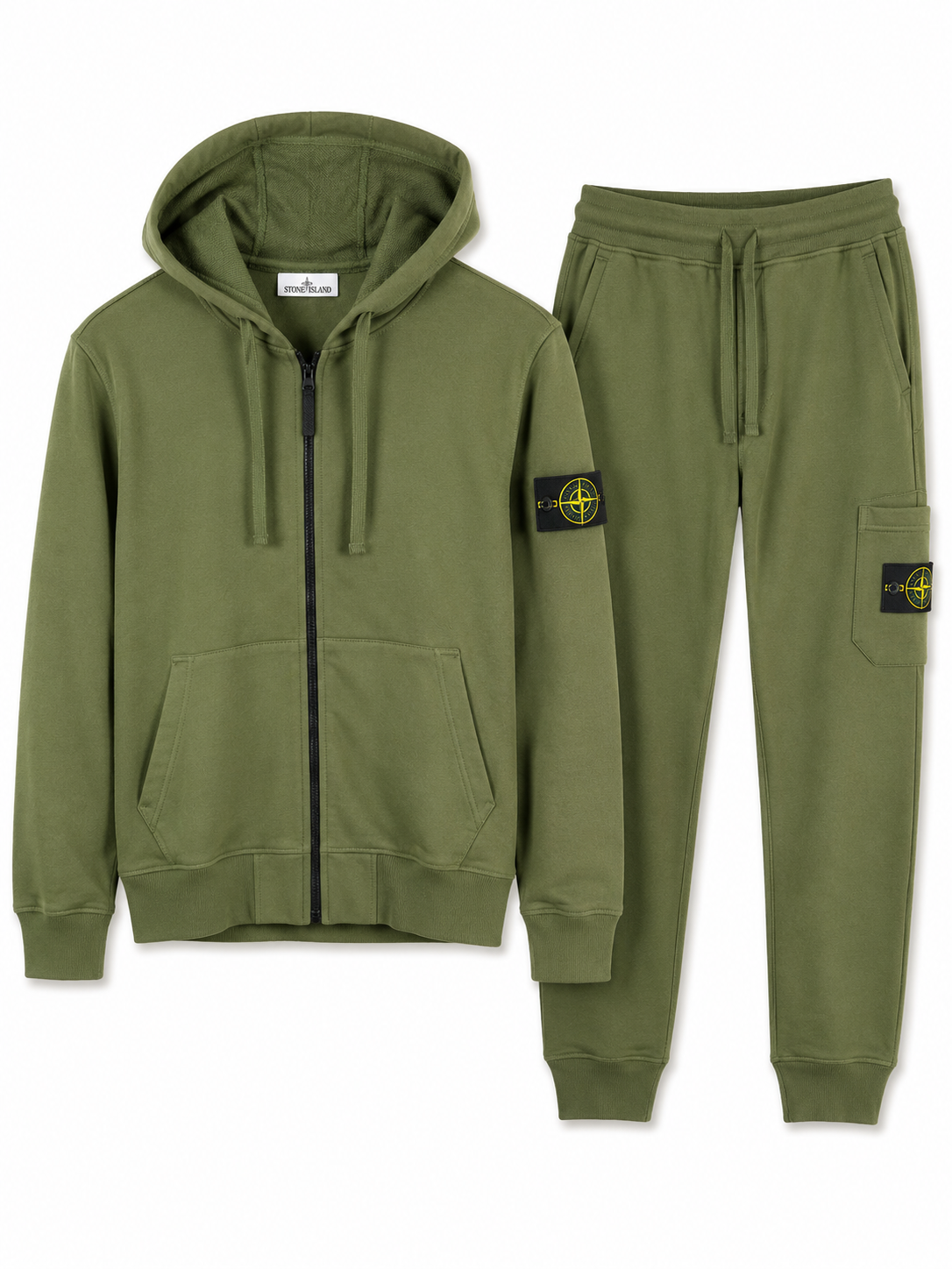 STONE ISLAND TRAININGSPAK HOODIE GROEN