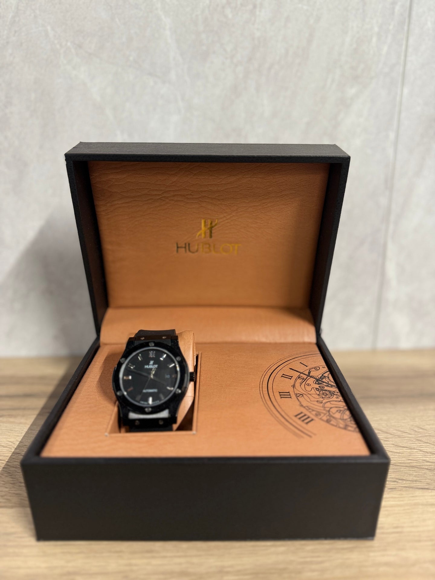 Hublot Zwart Silicone Band (AUTOMAAT)
