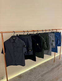 ZOMERSET STONE ISLAND RE NYLON BLAUW