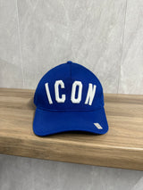 PET DSQUARED ICON BLAUW WIT