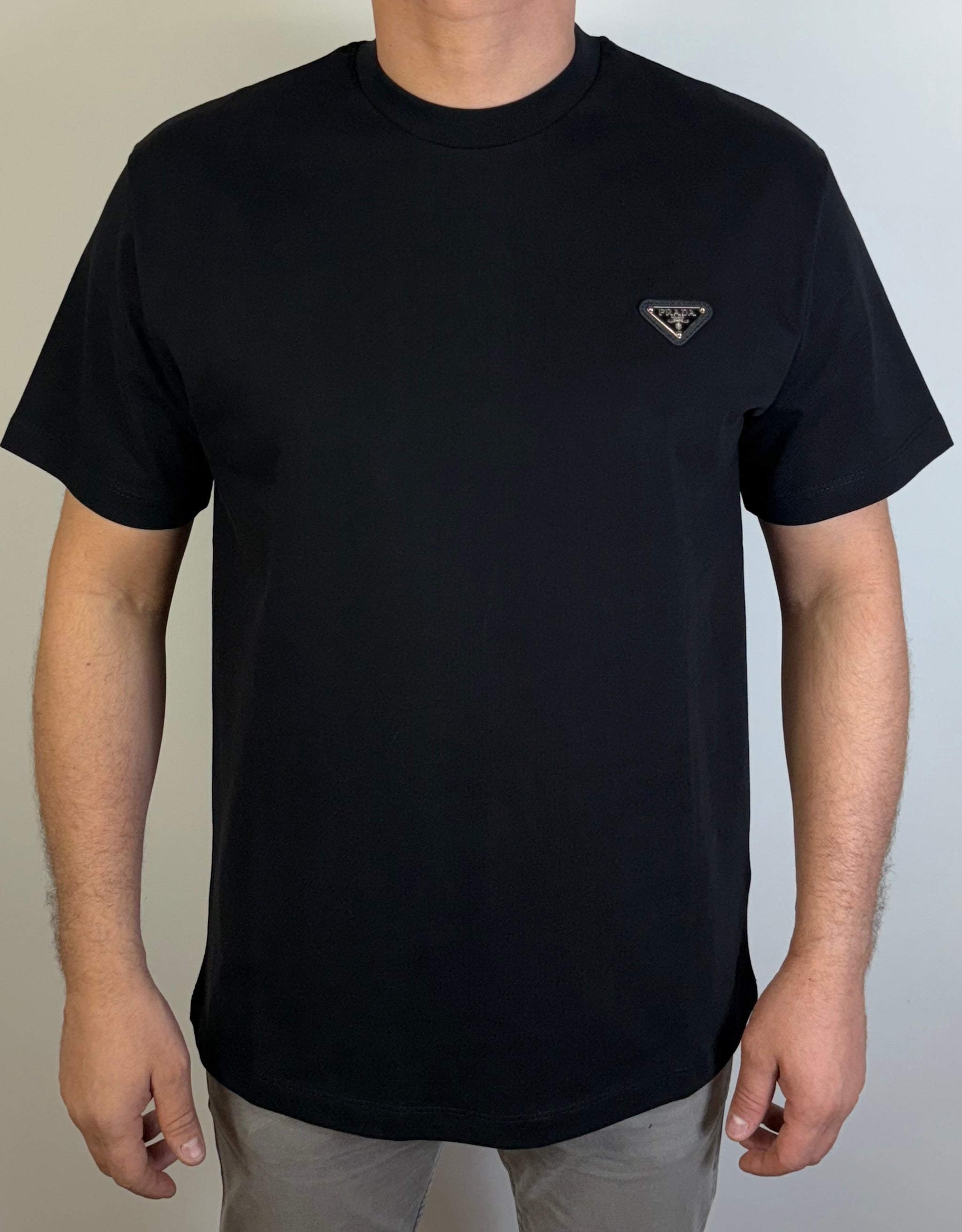 T-Shirt Prada Basic Zwart