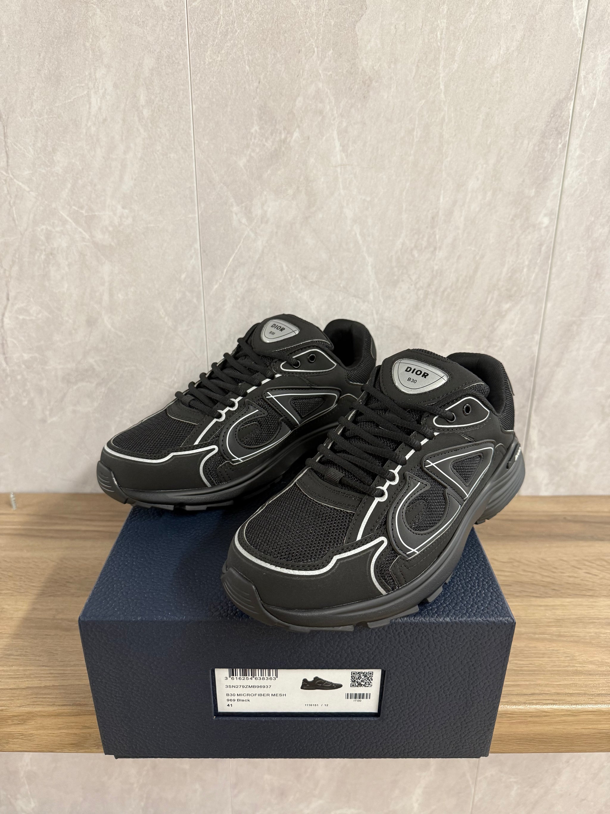 Dior B30 Zwart Zwart